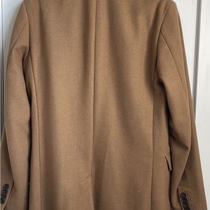Mens 3/4 length camel coat